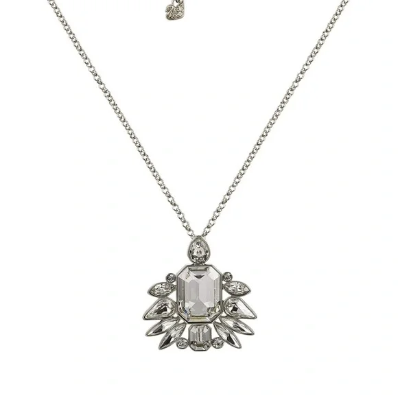 Swarovski Tosha Silver Crystal Pendant Necklace - Picture 1 of 5
